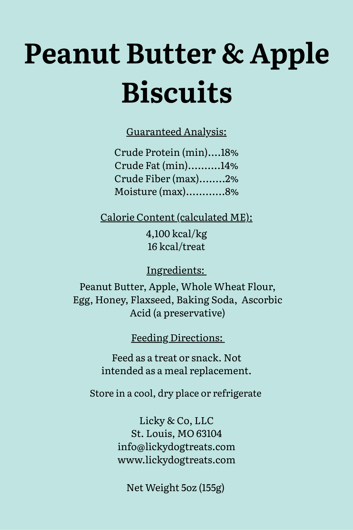 Peanut Butter & Apple Biscuits